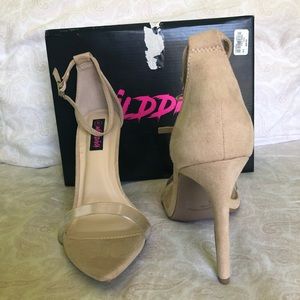 Nude/Clear Heels